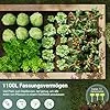 UDPATIO Hochbeet Holz für Garten 168x88x80cm Holzhochbeet zum Bepflanzen von Gemüse & Kräutern Pflanzbeet Pflanzkasten Gemüsebeet für Balkon – Bild 2