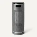 Amazon Basics Elektrische Heizung, tragbarer Keramik-Heizlüfter, 70° Oszillation, 1800W, 40cm, Grau - Thumbnail 3