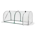 Kleines Gewächshaus PVC Wetterbeständige Foliengewächshaus Frühbeet Transparent mit Rollfenster für Garten Balkon Aufzucht (Grün, 270×90×90cm) - Thumbnail 10
