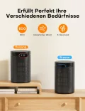 QEXREED Heizlüfter, 1500W, PTC Heizlüfter Energiesparend mit ECO Modus, 4 Heizmodi, Breeze Modus, Thermostat, 24H Timer, Fernbedienung, Überhitzungs- & Kippschutz, Tragbar & Leise, für Zuhause, Büro - Thumbnail 7