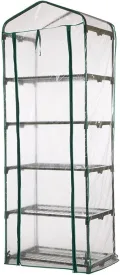 Gewächshaus Abdeckung Ohne R-egal, Ersatz-Gewächshausabdeckungen mit aufrollbarer Tür, wasserdichte PVC Abdeckung für Frühbeet Tomatenhaus Gemüse Gewächshaus, Outdoor Winterschutz für Pflanzen Blumen - Thumbnail 6
