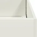 vidaXL Pflanzkübel Weiß 120x40x80 cm Kaltgewalzter Stahl, Pflanzschale, Garten-Garten-Pflanzkübel, Outdoor-Pflanzgefäß, Hochbeet, Pflanzgefäß - Thumbnail 7