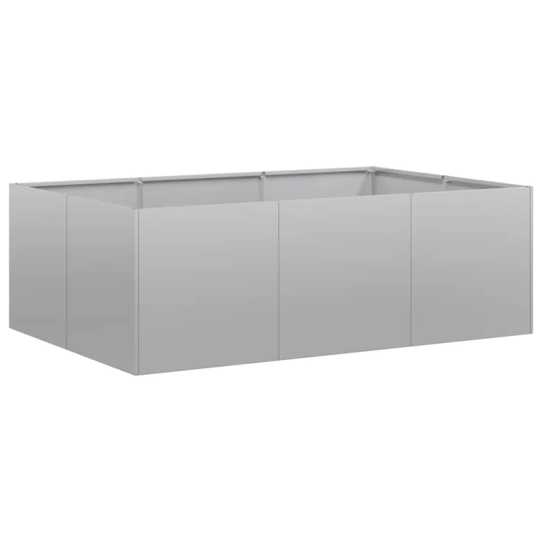 vidaXL Pflanzkübel 120x80x40 cm Verzinkter Stahl, Pflanzschale, Garten-Garten-Pflanzkübel, Outdoor-Pflanzgefäß, Hochbeet, Pflanzgefäß, Blumenkasten – Bild 1