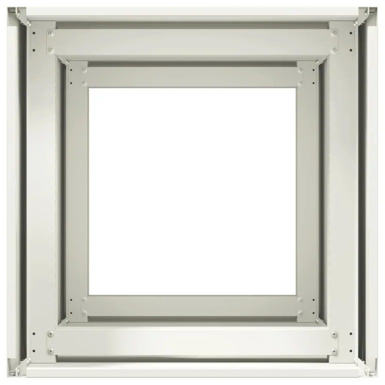 vidaXL Pflanzkübel Weiß 40x40x80 cm Kaltgewalzter Stahl, Pflanzschale, Garten-Garten-Pflanzkübel, Outdoor-Pflanzgefäß, Hochbeet, Pflanzgefäß – Bild 5