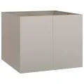 vidaXL Pflanzkübel Rostig 100x100x80 cm Wetterfester Stahl, Pflanztopf, Pflanzenständer, Hochbeet, Pflanzgefäßständer, Pflanzentablett, Gartenpflanzer - Thumbnail 5