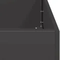 vidaXL Pflanzgefäß Schwarz 120 x 40 x 40 cm Kaltgewalzter Stahl - Thumbnail 5