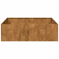 vidaXL Pflanzkübel Rostig 100x100x30 cm Wetterfester Stahl, Pflanztopf, Pflanzenständer, Hochbeet, Pflanzgefäßständer, Pflanzentablett, Gartenpflanzer - Thumbnail 5