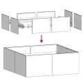 vidaXL Pflanzkübel Rostig 100x100x30 cm Wetterfester Stahl, Pflanztopf, Pflanzenständer, Hochbeet, Pflanzgefäßständer, Pflanzentablett, Gartenpflanzer - Thumbnail 7