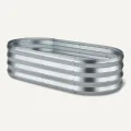 Amazon Basics Hochbeet, Verzinkter Stahl, 121,9cm x 61cm x 30,5cm, 1 Pack, Silber - Thumbnail 3