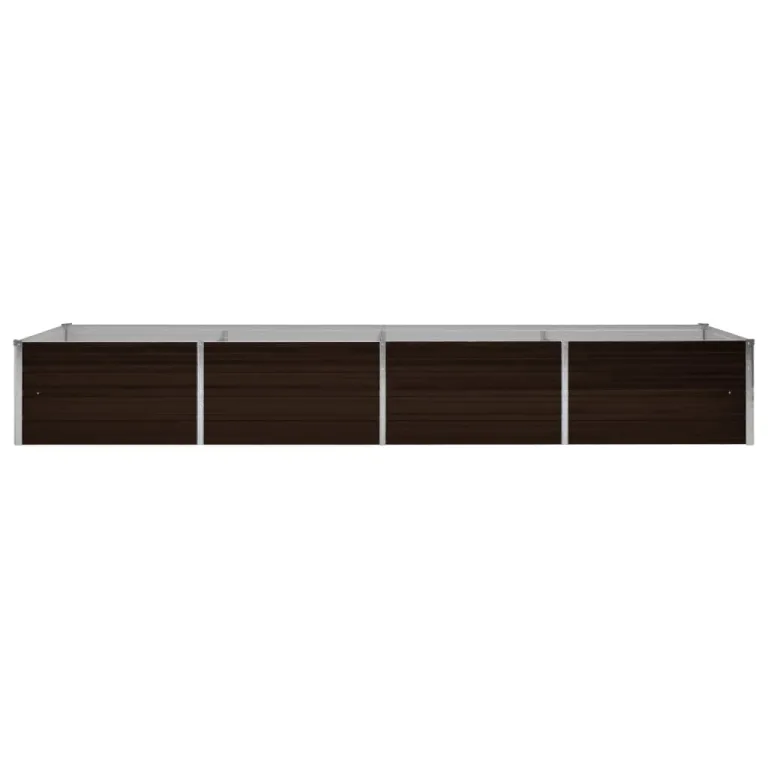 Myheimly Garten-Hochbeet Braun 320 x 80 x 45 cm Verzinkter Stahl – Bild 3