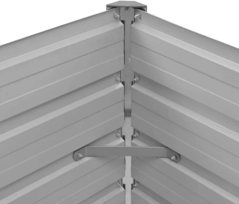 Garten-Hochbeet Braun 100 x 40 x 77 cm Verzinkter Stahl – Bild 7