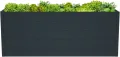 Premium Aluminium Hochbeet L 185x95x74 cm - Wetterfest, Robust & Pflegeleicht - Nut- und Feder-Hohlkammerprofile - Blumenbeet mit eleganten Design & Große Anbaufläche für Gemüse & Kräuter - Thumbnail 1