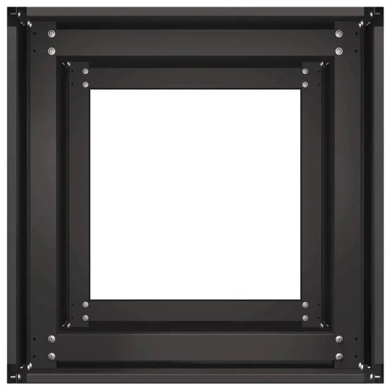 vidaXL Pflanzkübel Schwarz 40x40x80 cm Kaltgewalzter Stahl, Pflanzschale, Garten-Garten-Pflanzkübel, Outdoor-Pflanzgefäß, Hochbeet, Pflanzgefäß – Bild 5