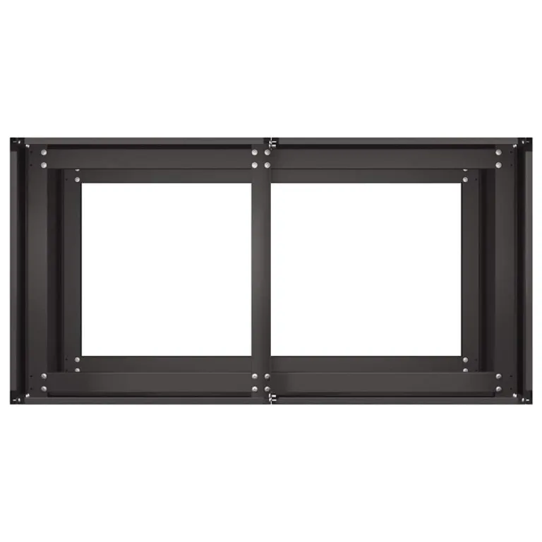 vidaXL Pflanzkübel Schwarz 80x40x80 cm Kaltgewalzter Stahl, Pflanzschale, Garten-Garten-Pflanzkübel, Outdoor-Pflanzgefäß, Hochbeet, Pflanzgefäß – Bild 6
