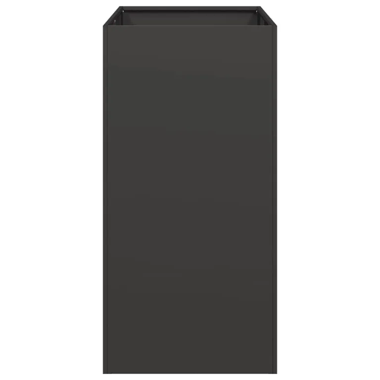 vidaXL Pflanzkübel Schwarz 40x80x80 cm Stahl, Pflanzschale, Garten-Garten-Pflanzkübel, Outdoor-Pflanzgefäß, Hochbeet, Pflanzgefäß, Blumenkasten – Bild 6