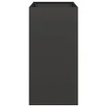 vidaXL Pflanzkübel Schwarz 40x80x80 cm Stahl, Pflanzschale, Garten-Garten-Pflanzkübel, Outdoor-Pflanzgefäß, Hochbeet, Pflanzgefäß, Blumenkasten - Thumbnail 6