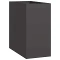 vidaXL Pflanzkübel Schwarz 40x80x80 cm Stahl, Pflanzschale, Garten-Garten-Pflanzkübel, Outdoor-Pflanzgefäß, Hochbeet, Pflanzgefäß, Blumenkasten - Thumbnail 1