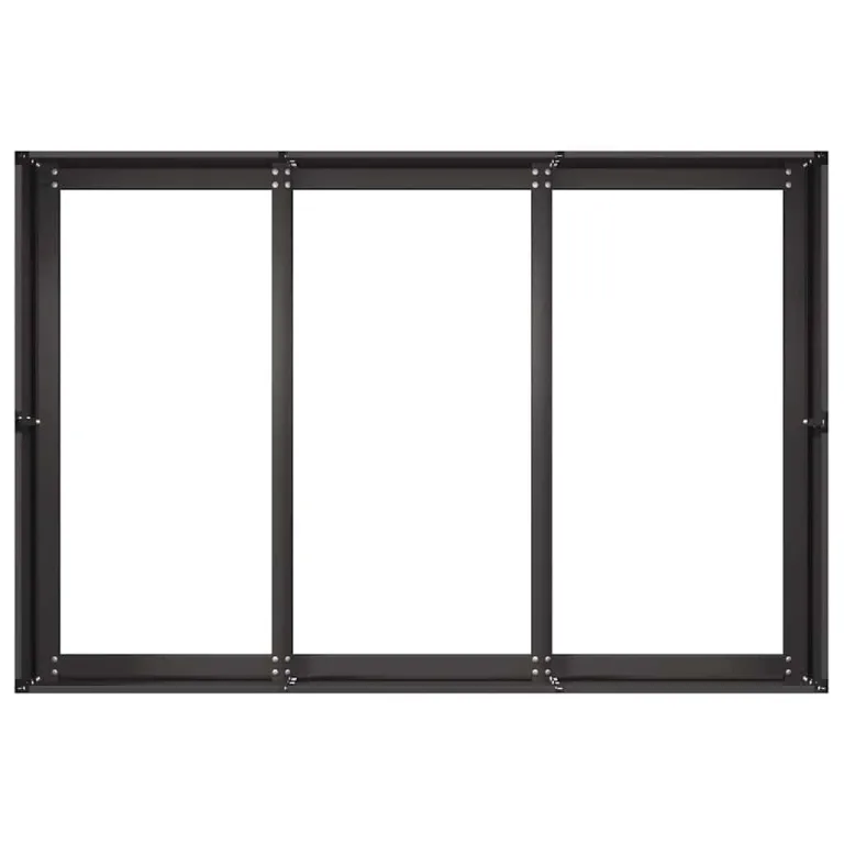 vidaXL Pflanzkübel Schwarz 120x80x40 cm Stahl, Pflanzschale, Garten-Garten-Pflanzkübel, Outdoor-Pflanzgefäß, Hochbeet, Pflanzgefäß, Blumenkasten – Bild 7