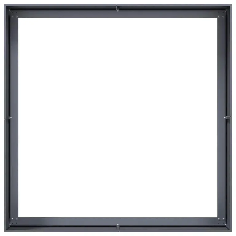 vidaXL Pflanzgefäß Anthrazit 100x100x40 cm Stahl, Pflanzschale, Garten-Garten-Pflanzkübel, Outdoor-Pflanzgefäß, Hochbeet, Pflanzgefäß, Blumenkasten – Bild 7