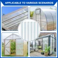 Polycarbonat-Gewächshausplatten, U-Steckverbinderprofil, U-Profil, U-K, U-Endkappe für Doppelwand-Gewächshausplatten, verhindert Staub, Regen, passend für 6 mm oder 4 mm Paneele, 6 m - Thumbnail 6