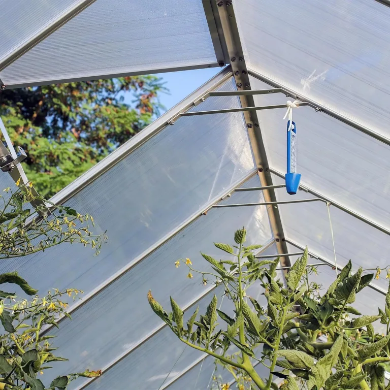 14xPolycarbonat Hohlkammerstegplatten 4mm Doppelstegplatte für Gewächshaus(60.5x121cm) 10,25 m² Gewächshausplatte UV-beständigen für Gewächshaus Garten mit 50xKlammern 50xZ-Clips – Bild 8