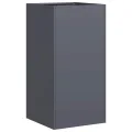 vidaXL Pflanzkübel Anthrazit 40x40x80 cm Kaltgewalzter Stahl, Pflanzschale, Garten-Garten-Pflanzkübel, Outdoor-Pflanzgefäß, Hochbeet, Pflanzgefäß - Thumbnail 1
