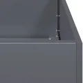 vidaXL Pflanzgefäß Anthrazit 200x80x40 cm Stahl, Pflanzschale, Garten-Garten-Pflanzkübel, Outdoor-Pflanzgefäß, Hochbeet, Pflanzgefäß, Blumenkasten - Thumbnail 7