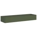 vidaXL Pflanzgefäß Olivgrün 280x80x40 cm Stahl, Pflanzschale, Garten-Garten-Pflanzkübel, Outdoor-Pflanzgefäß, Hochbeet, Pflanzgefäß, Blumenkasten - Thumbnail 1