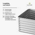 Blumfeldt High Grow Straight Hochbeet, Ergonomisches 1.440L Hochbeet Aus Wetterfestem Galvalume-Stahl Für Blumen, Kräuter & Gemüse – Rostbeständiges Design Mit Offener Bodenstruktur & Einfachem Aufbau - Thumbnail 6