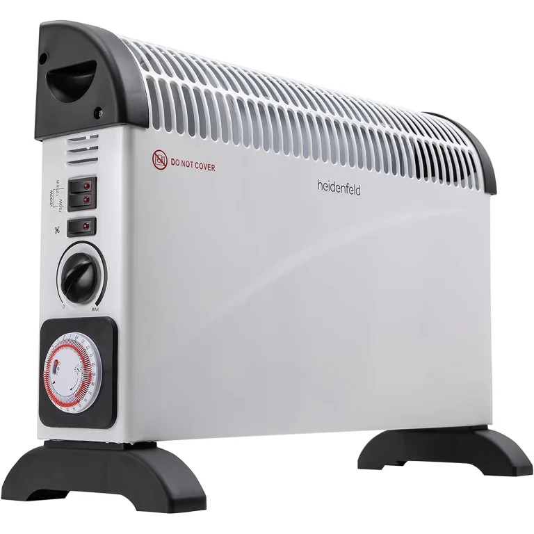 Heidenfeld elektrische Konvektorheizung HL200 | ???? ???????????????????? ???????????????????????????????? - 2000 Watt - Konvektor - Thermostat - Frostwächter - Elektroheizung - Heizung - Heizlüfter - Bis 25 m² (Mit Turbo) – Bild 8