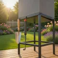 Pflanzwerk Pflanzkübel Hochbeet Gestell Elevate 60x34cm für Garten Terrasse und Balkon Blumenkübel - Pulverbeschichteter Edelstahl - Rostfrei - Premiumqualität - Frostsicher - 2 Jahre Garantie - Thumbnail 3