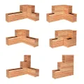 Mega Holz Pflanzkübel MODULO 90x30x39 cm (BxTxH) - wetterfester Blumenkasten aus heimischen Lärchenholz - Blumenkübel aus witterungsbeständiger Lärche für Garten, Terrasse und Balkon, Modular, Holz - Thumbnail 7