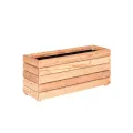 Mega Holz Pflanzkübel MODULO 90x30x39 cm (BxTxH) - wetterfester Blumenkasten aus heimischen Lärchenholz - Blumenkübel aus witterungsbeständiger Lärche für Garten, Terrasse und Balkon, Modular, Holz - Thumbnail 1