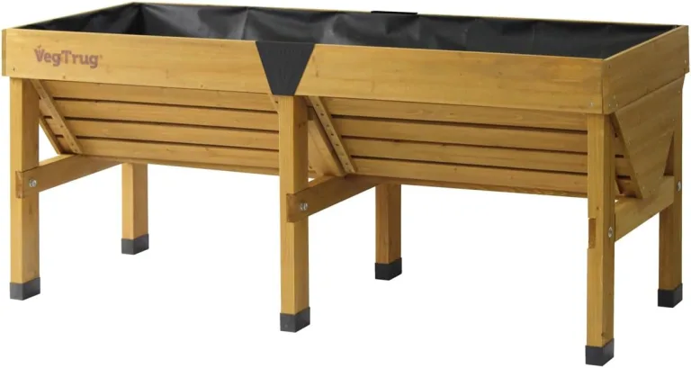 VegTrug Classic V2 1,8m Hochbeet, Natur, Pflanztiefe für flach und tief wurzelndes Gemüse, 100% FSC zertifiziertes Holz, 183 x 76 x 80 cm – Bild 2