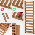 Pflanzkübel mit Rankgitter Spalier mit Pflanzkasten Blumenkasten aus Holz für Garten Balkon Terrasse Hochbeet mit 18L Kunststoff-Pflanzeneinsatz (vertikal-braun, 98x36x55 H130) - Thumbnail 6