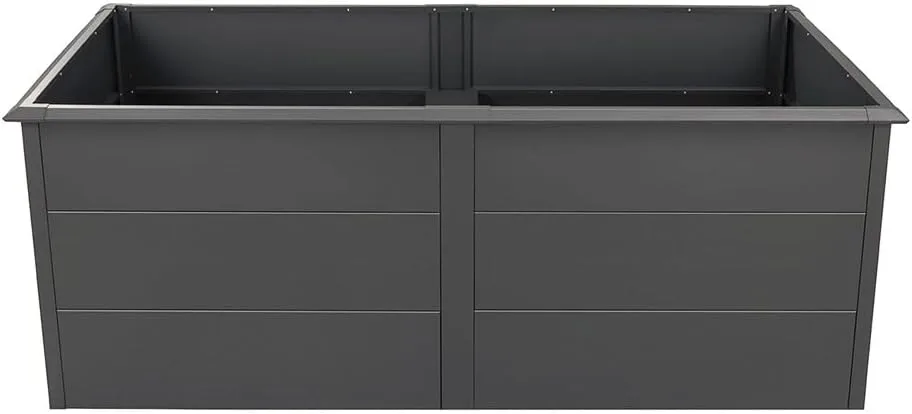 WESTMANN Hochbeet inkl. Aussaatkalender | Metall Hochbeet Primus XL | Inkl. Schneckenschutz | Anthrazit | 200x100x77 cm - Bild 1