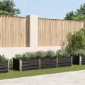 Willood Garten Hochbeet Anthrazit 240 x 80 x 45 cm Verzinkter Stahl - Thumbnail 1
