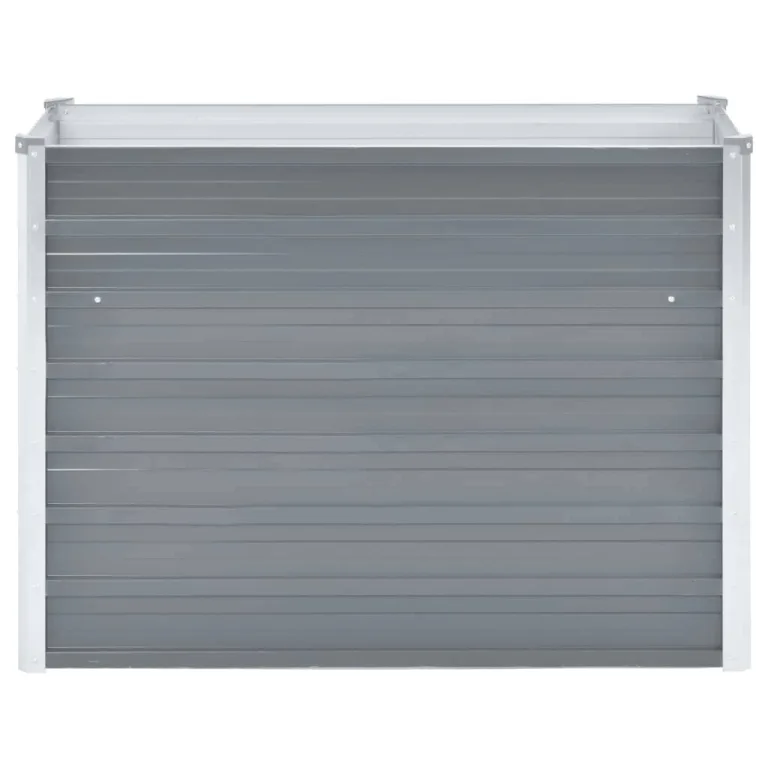 Willood Garten Hochbeet Verzinkter Stahl 100x40x77 cm Grau – Bild 3