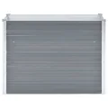 Willood Garten Hochbeet Verzinkter Stahl 100x40x77 cm Grau - Thumbnail 3