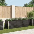 Willood Garten Hochbeet Verzinkter Stahl 240x80x77 cm Grau - Thumbnail 10