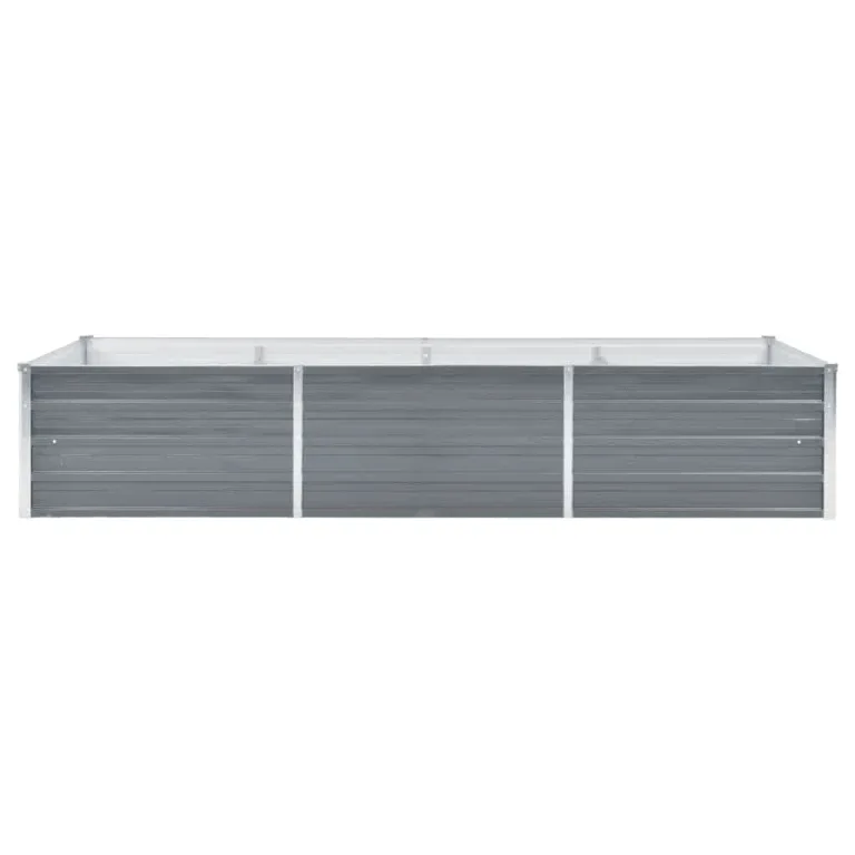Willood Garten Hochbeet Verzinkter Stahl 240x80x45 cm Grau – Bild 3