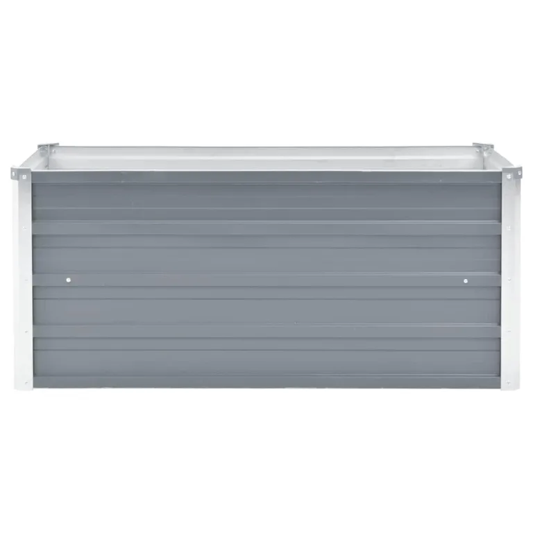 Willood Garten Hochbeet Verzinkter Stahl 100x40x45 cm Grau – Bild 3