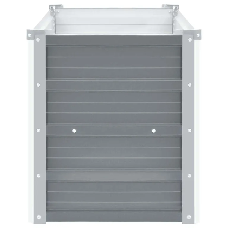 Willood Garten Hochbeet Verzinkter Stahl 100x40x45 cm Grau – Bild 4