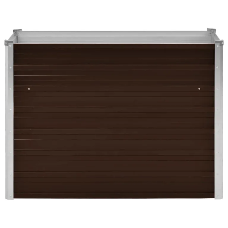Willood Garten Hochbeet Braun 100 x 40 x 77 cm Verzinkter Stahl – Bild 4