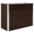 Willood Garten Hochbeet Braun 100 x 40 x 77 cm Verzinkter Stahl - Thumbnail 2
