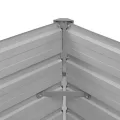 Willood Garten Hochbeet Braun 100 x 40 x 77 cm Verzinkter Stahl - Thumbnail 7