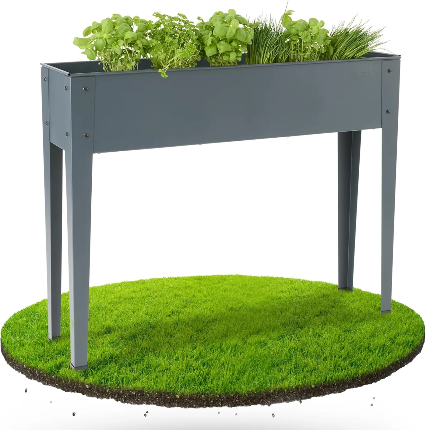 Arebos Hochbeet 101,5 x 26 x 80 cm | Frühbeet Kräuterbeet Pflanzenbeet Blumenkasten Garten Terassen Gemüsebeet Gartenbeet Blumenkübel für Balkon | ideal für den Anbau von Gemüse Obst Kräutern - Bild 1