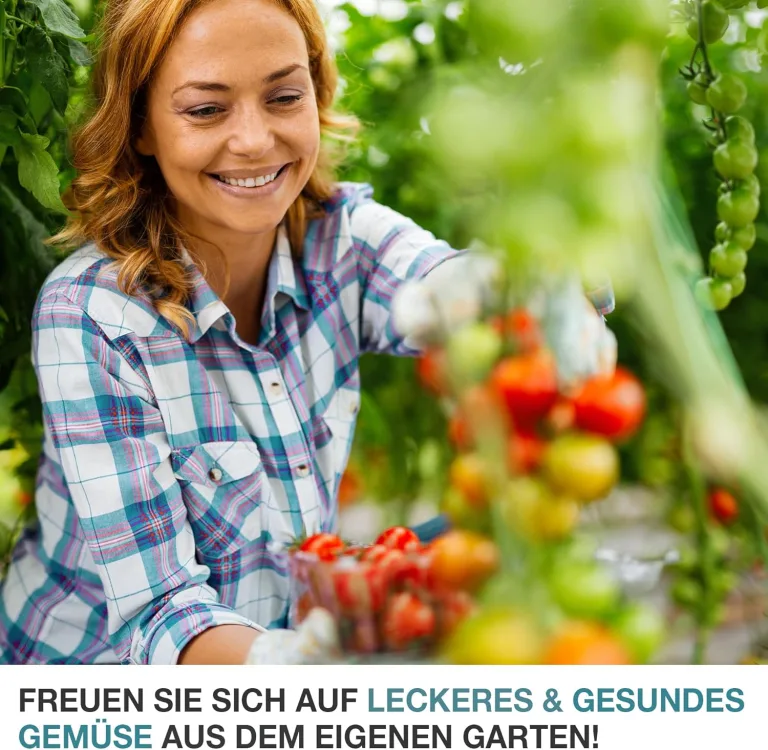 TOM Foliengewächshaus Folientunnel stabile 140g/m² extra langlebig – Wählen Sie aus 2 Größen: 1,6m2 / 0,8m2 Gewächshaus mit 4 Erdankern – Stahlrohrkonstruktion – für Tomaten & Co. (Grün, 0,5m2) – Bild 11