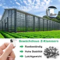 140-teilig Gewächshaus Klammern Edelstahl, Gewächshausklammern, Klammern für Gewächshaus, Sturmfest Gewächshaus zubehör für Befestigung von Glashaus Doppelstegplatten, Platten, Hohlkammerplatten - Thumbnail 4