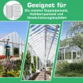 140-teilig Gewächshaus Klammern Edelstahl, Gewächshausklammern, Klammern für Gewächshaus, Sturmfest Gewächshaus zubehör für Befestigung von Glashaus Doppelstegplatten, Platten, Hohlkammerplatten - Thumbnail 6